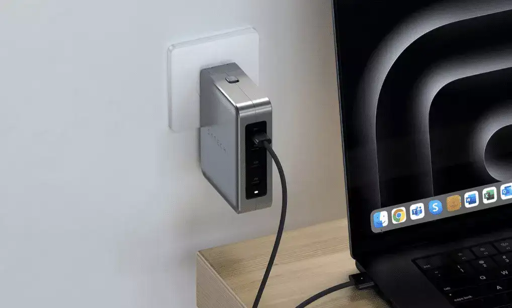 Satechi 145W Travel GaN Charger boasts 4 USB-C PD ports and 4 international plug adapters