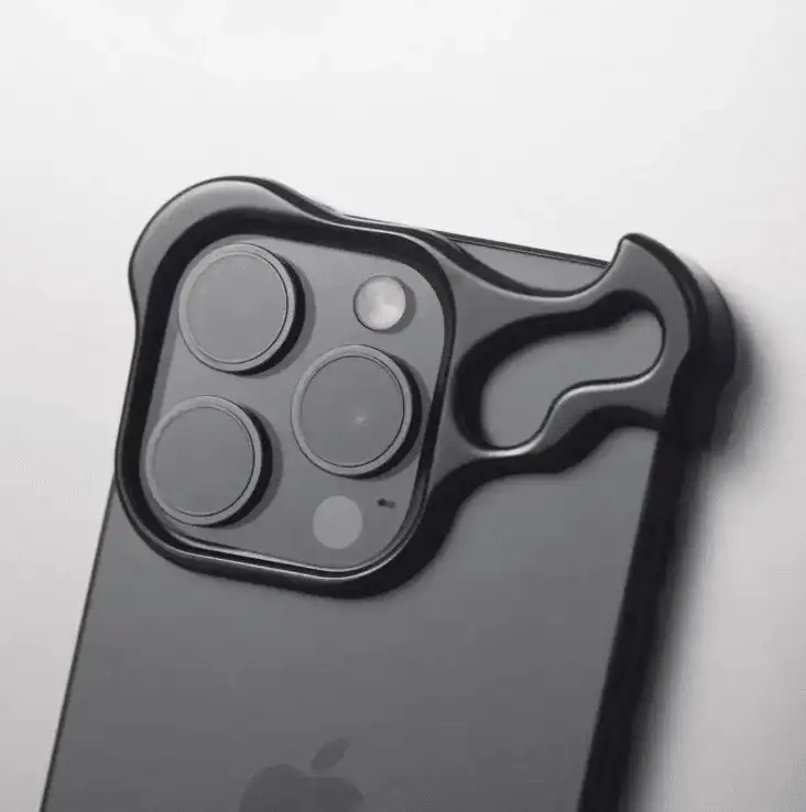 Metal Phone Case: Luxury Irregular Metal Bumper Phone Case