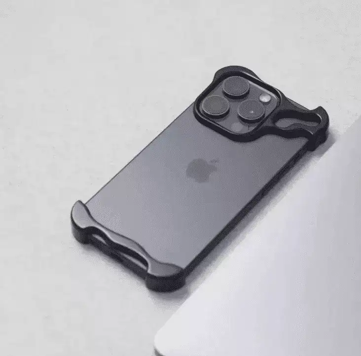 Metal Phone Case: Luxury Irregular Metal Bumper Phone Case