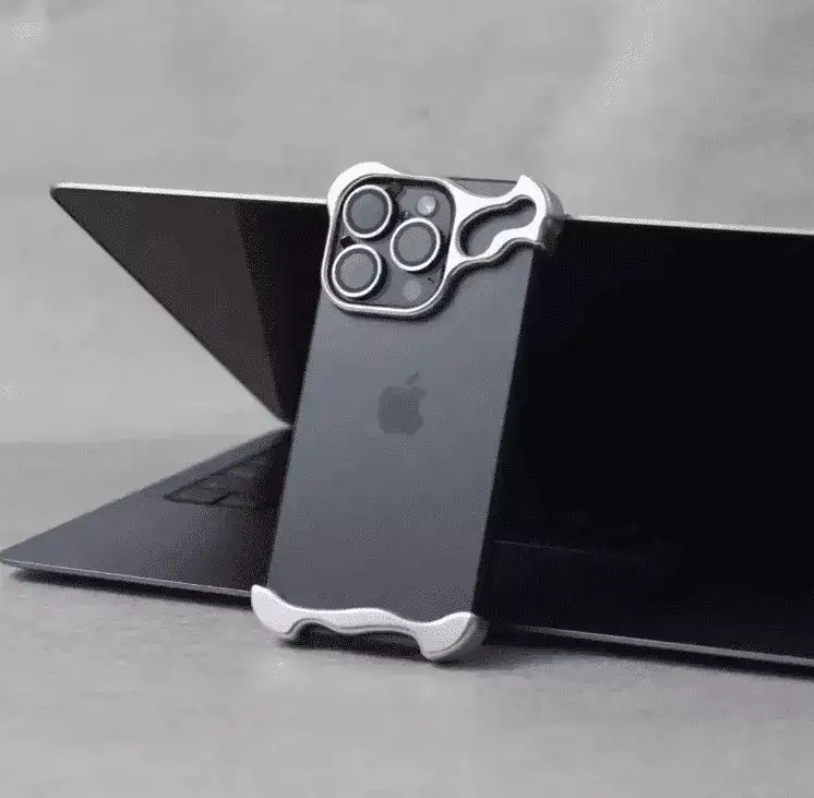 Metal Phone Case: Luxury Irregular Metal Bumper Phone Case